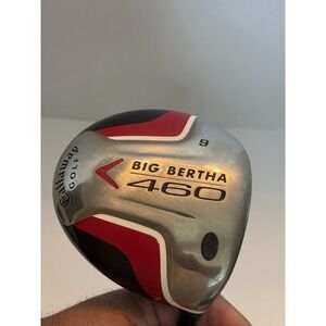 Callaway Big Bertha 460 Driver 9*  Aldila NVS 55 Stiff Graphite Shaft.RH